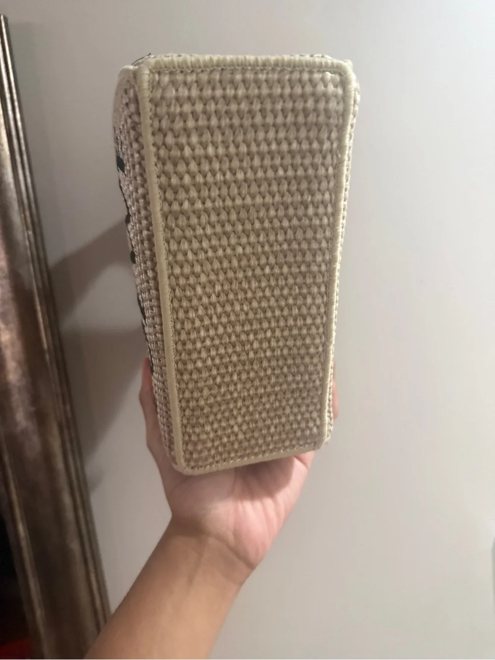 Loewe Natural Woven Logo Mini Tote